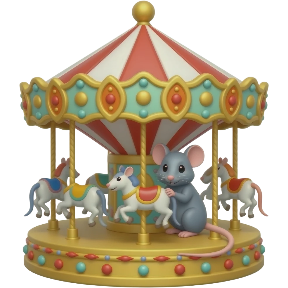 mouse carousel icoun emoji