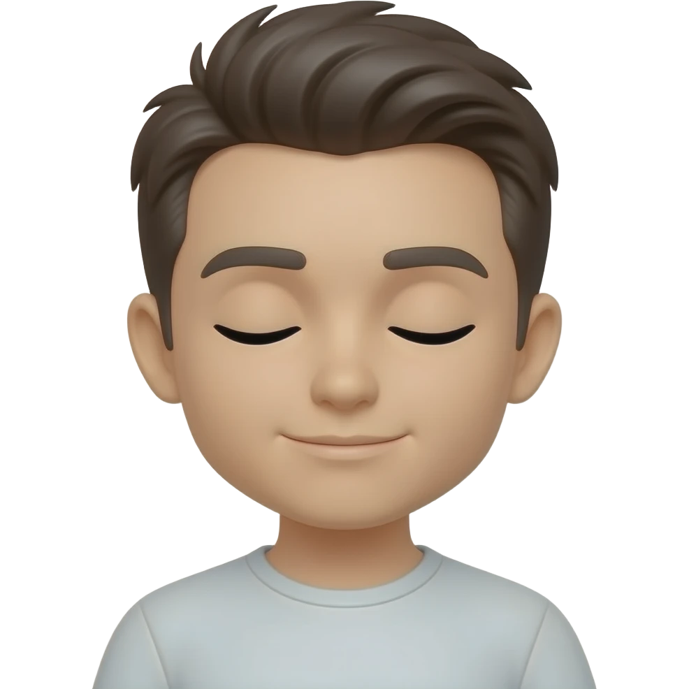 Sleepy emoji