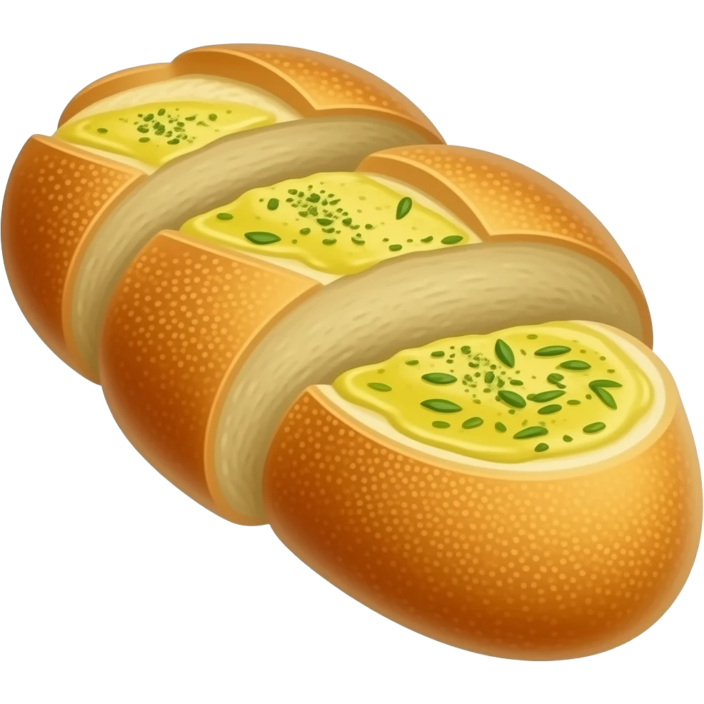 Garlic Bread roll emoji