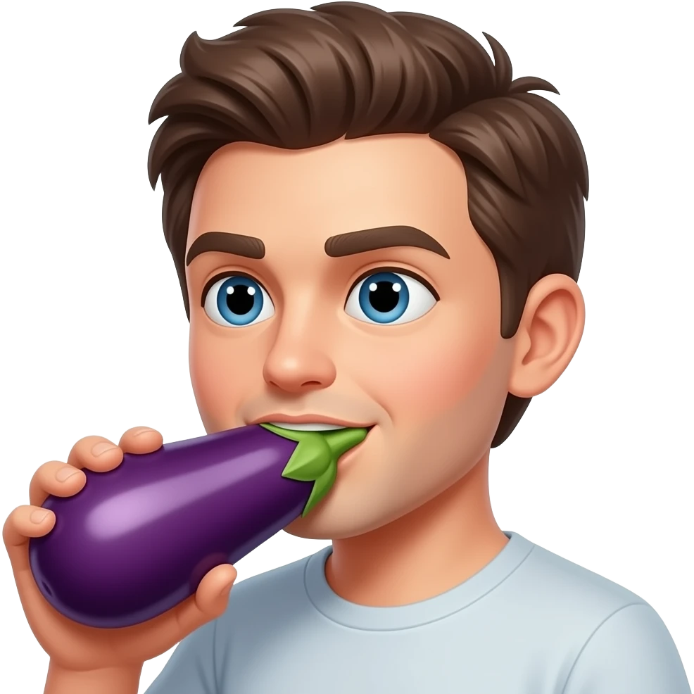 Suck eggplanf emoji