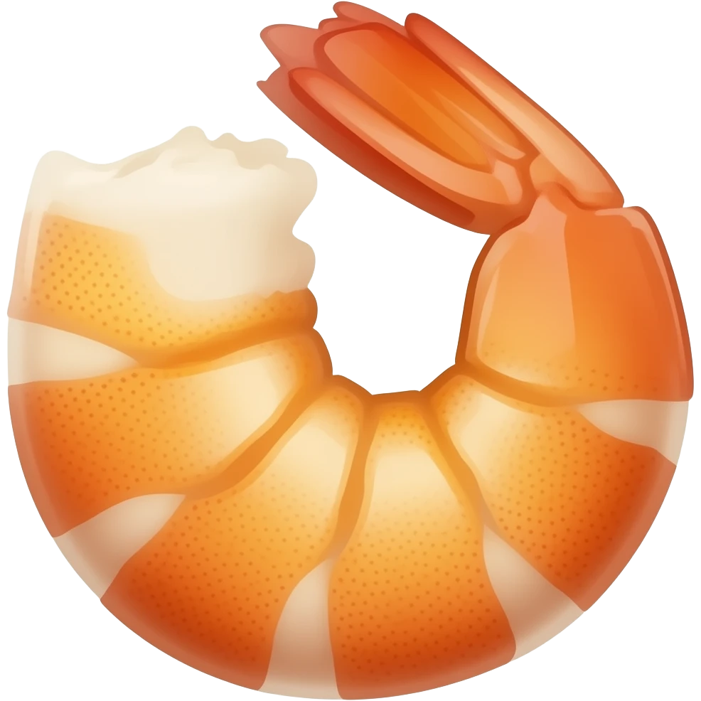 Fried shrimp emoji