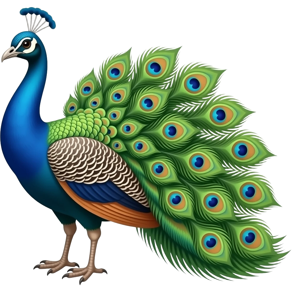 Peacock emoji