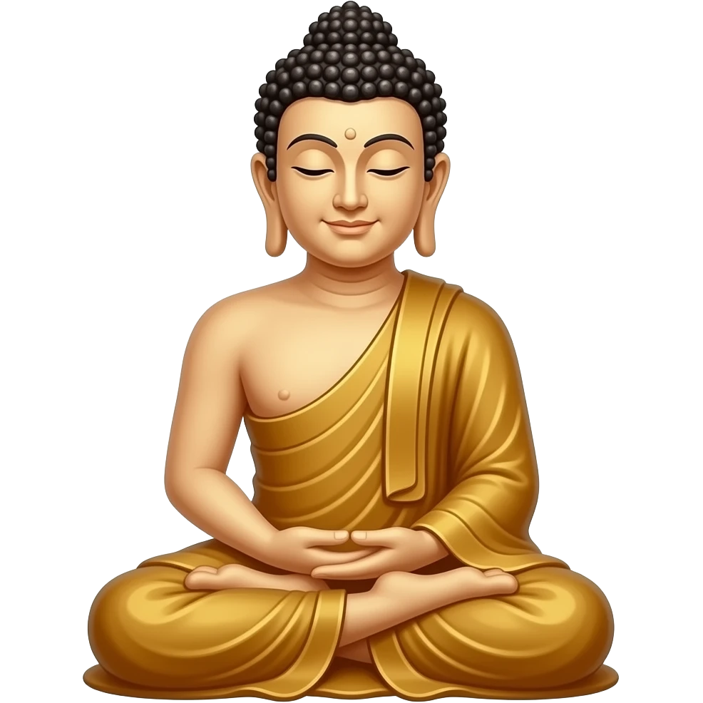buddha relax emoji