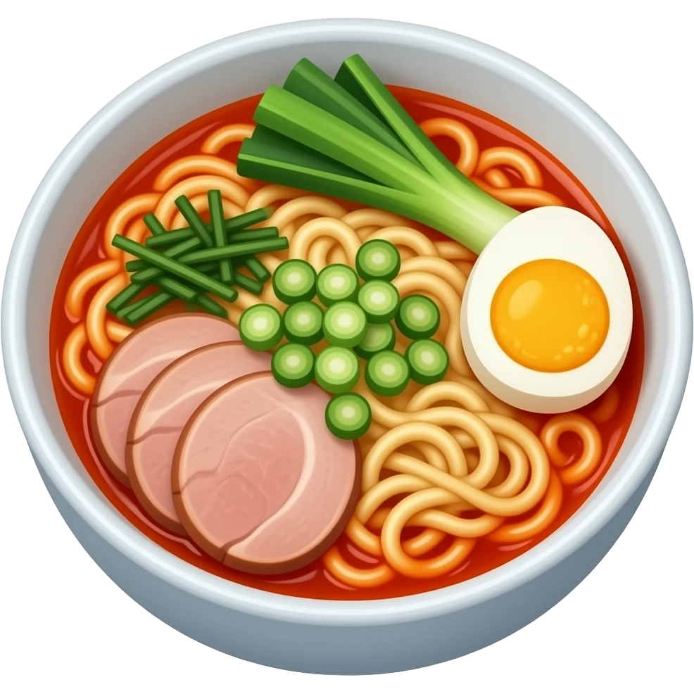 Make a  buldak  ramen emoji