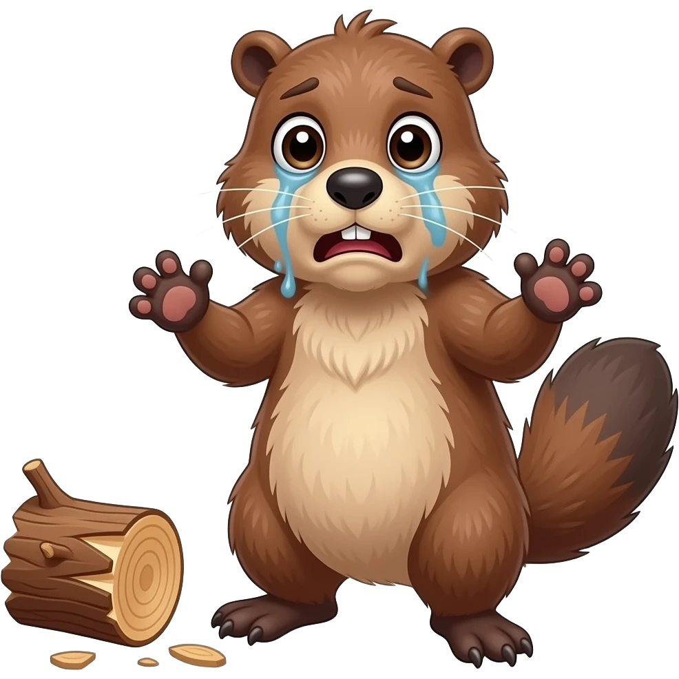 traumatized beaver emoji