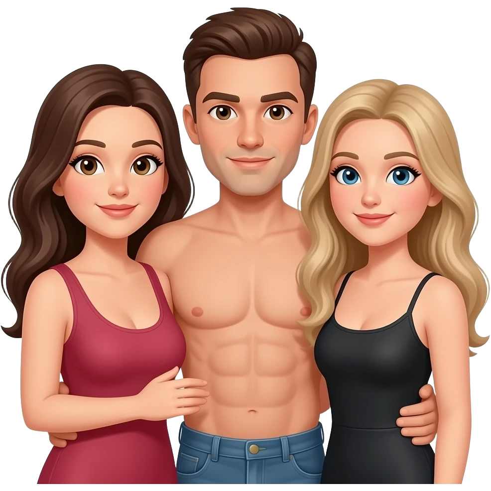 Threesome emoji