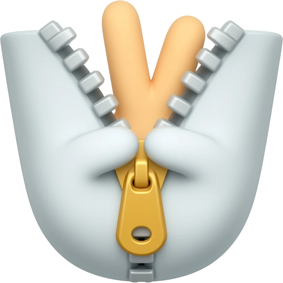 Zip it emoji