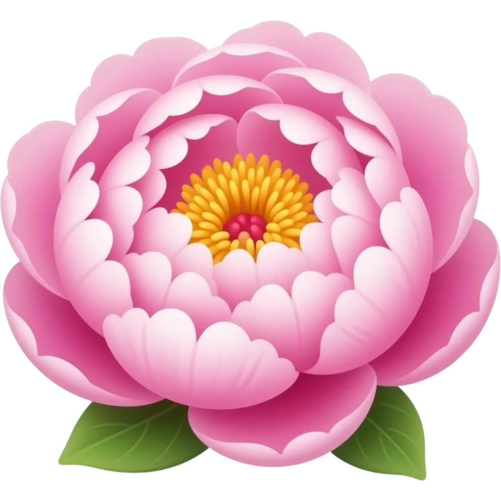 peony flower emoji