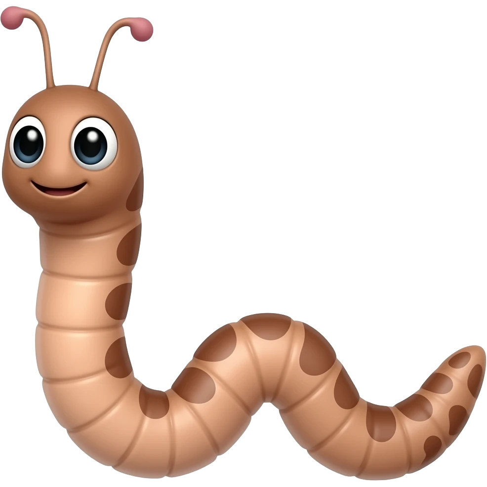 worm emoji