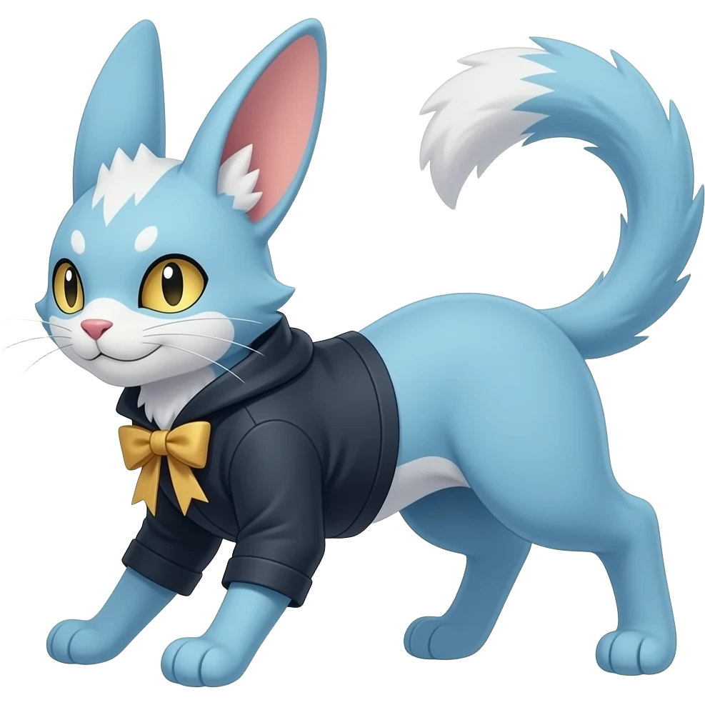 Meowstic-Keldeon-Minccino-Furret-hybrid emoji