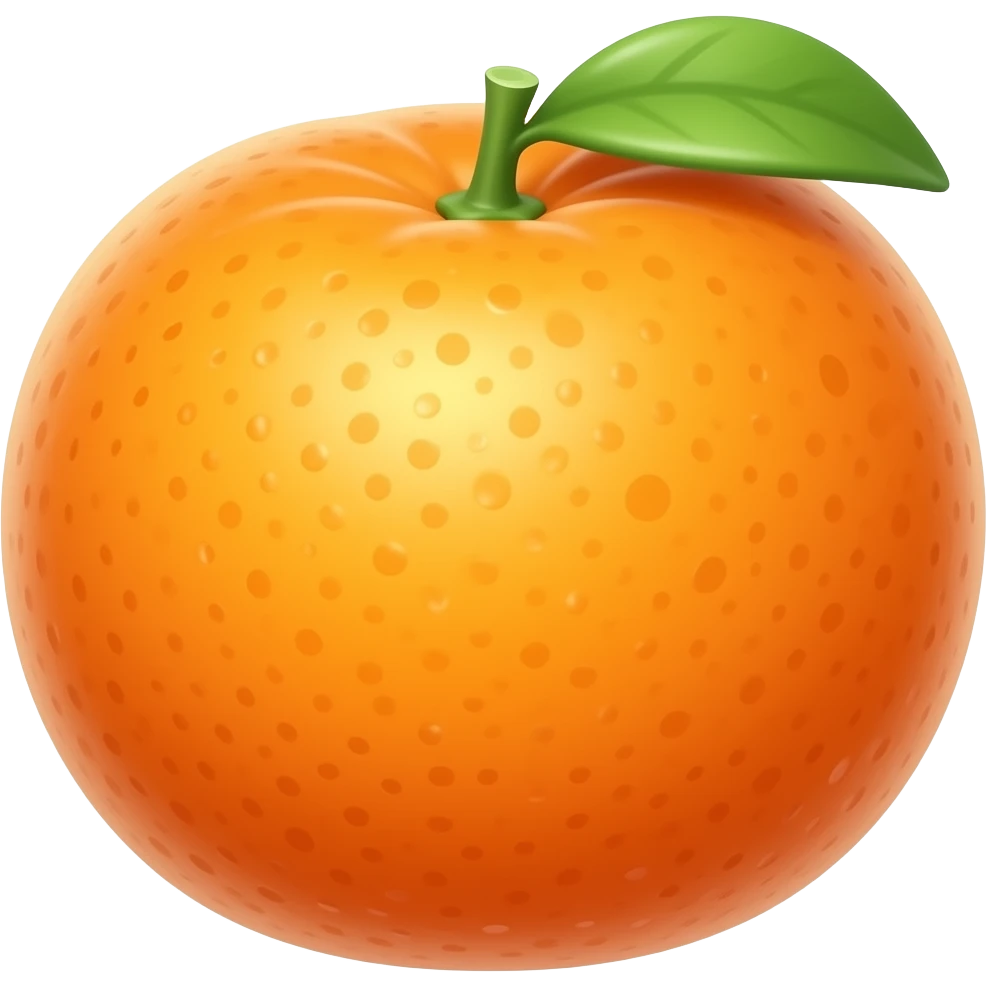A orange emoji