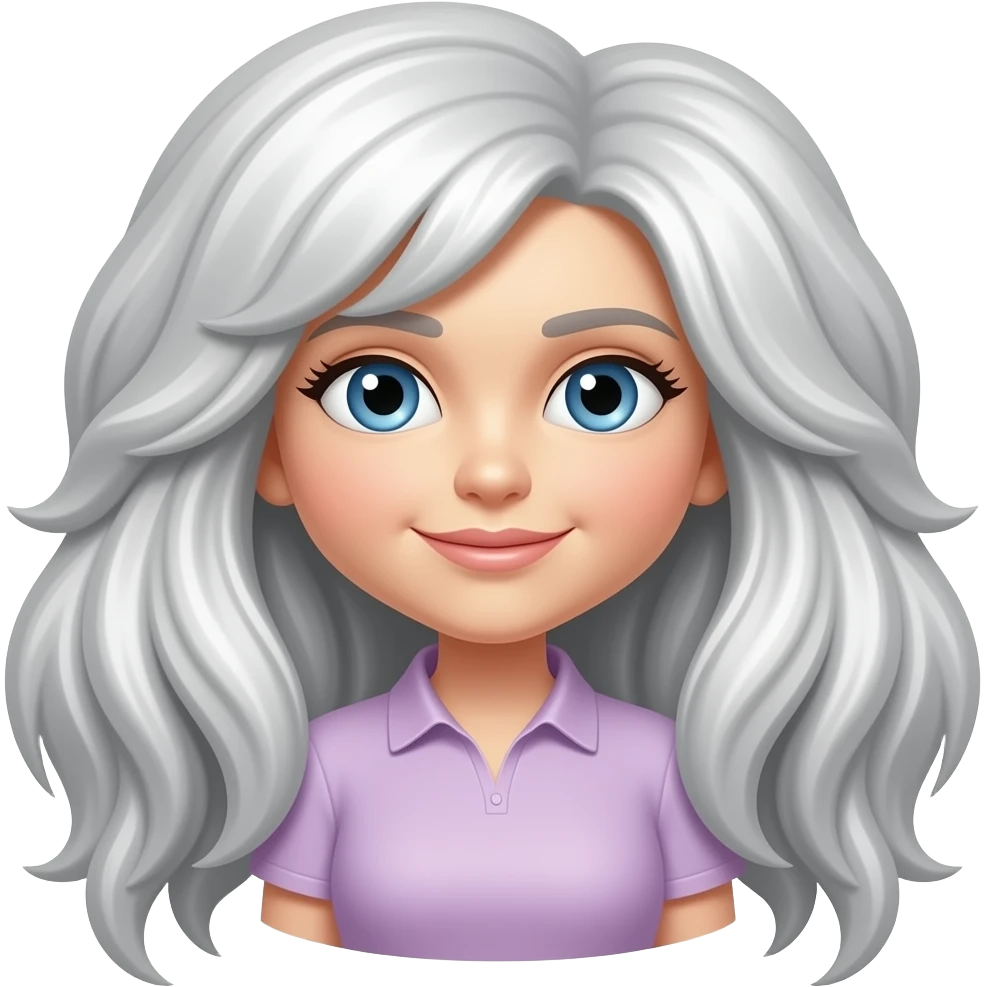 сделай на основе этого 1 в 1 ничего не меняй но волосы длиннее emoji