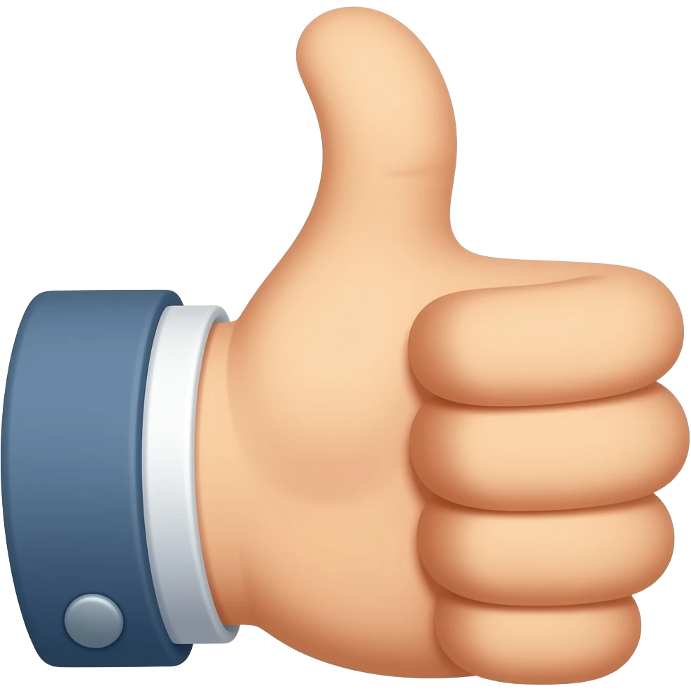 thumbs up emoji