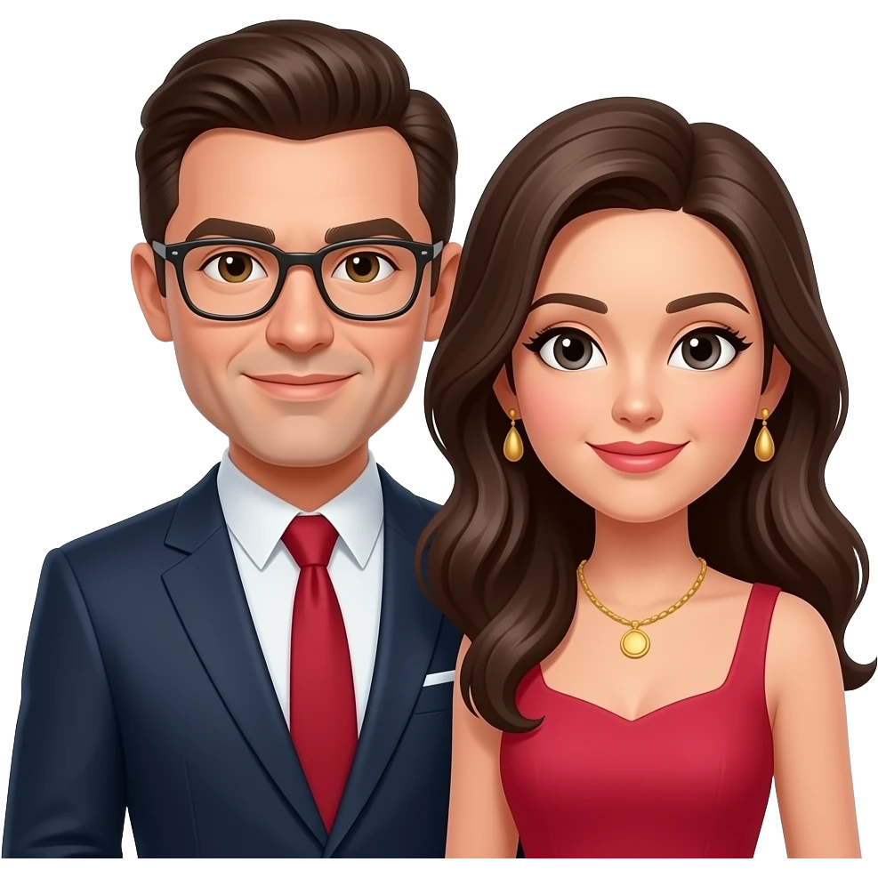 pareja millonaria emoji