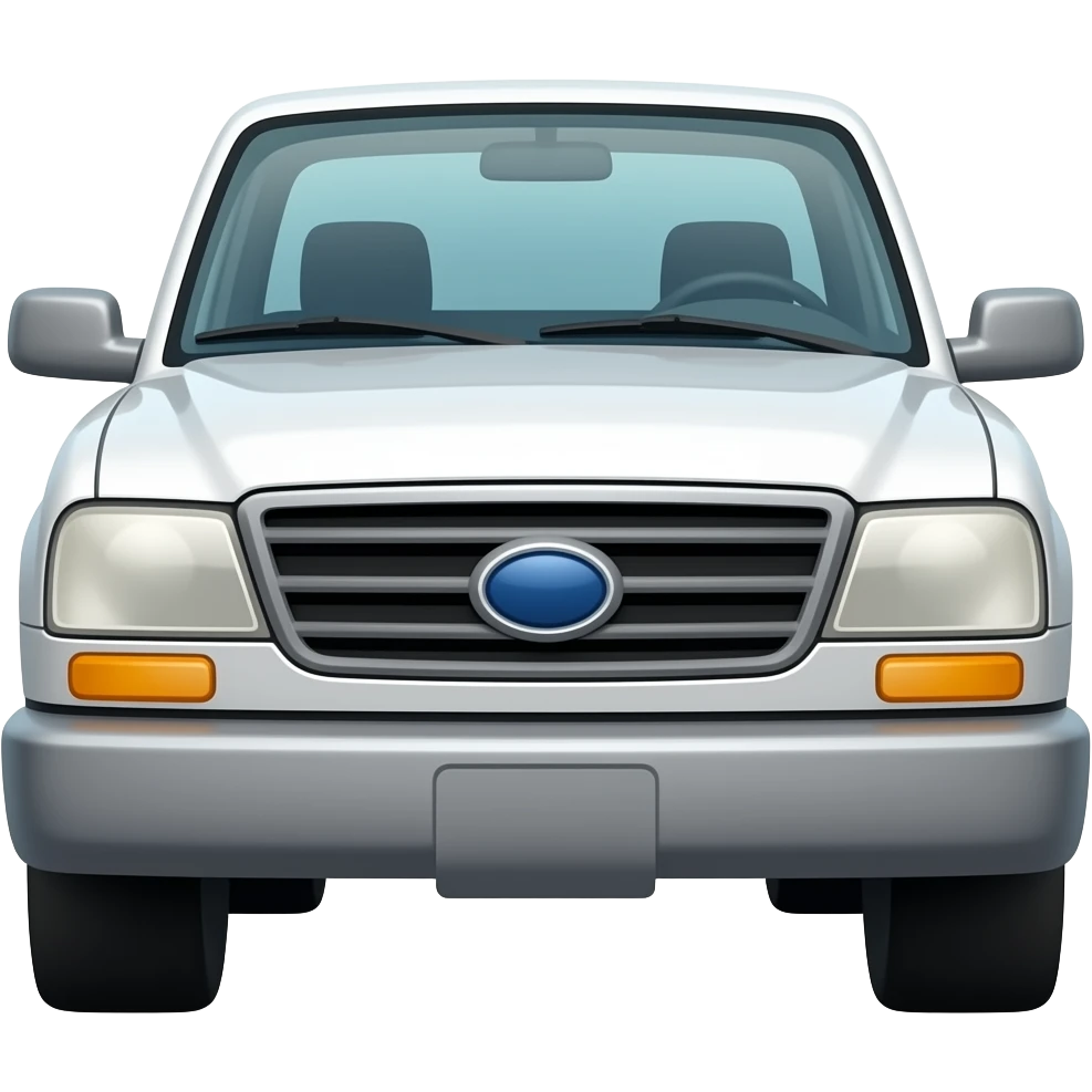 white pickup emoji