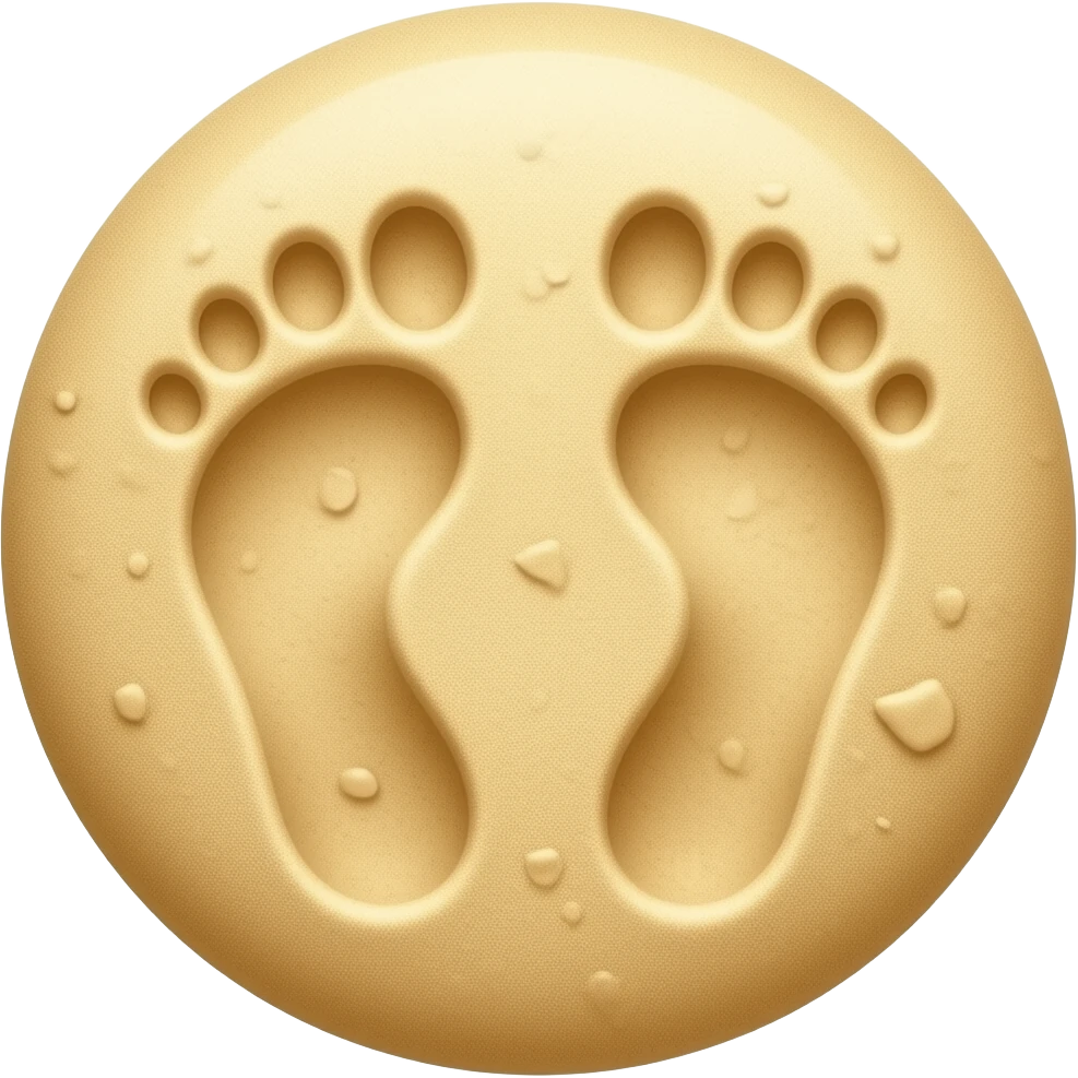 dấu chân emoji