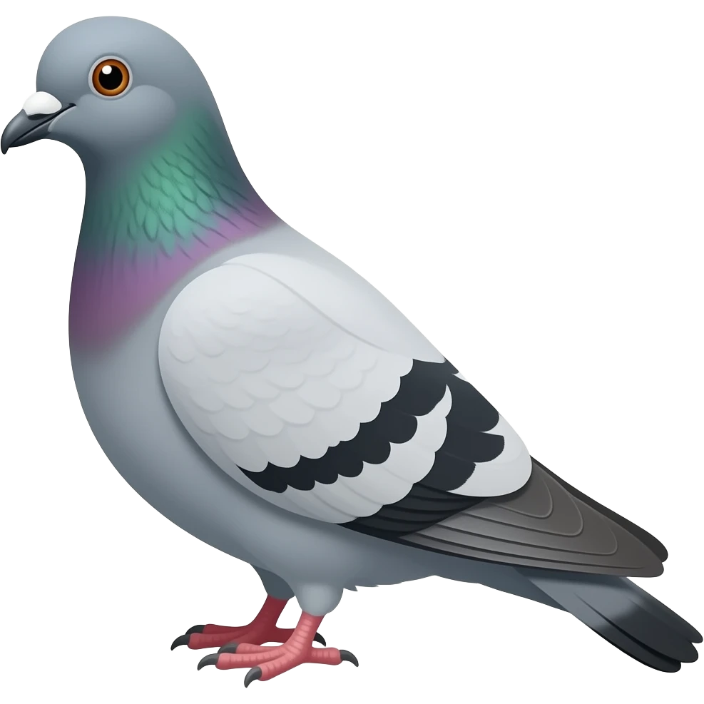 pigeon grey emoji