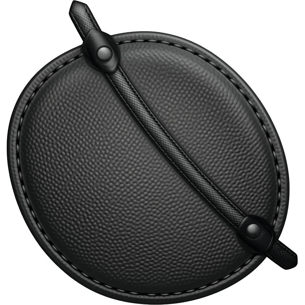Black pirate eye patch emoji