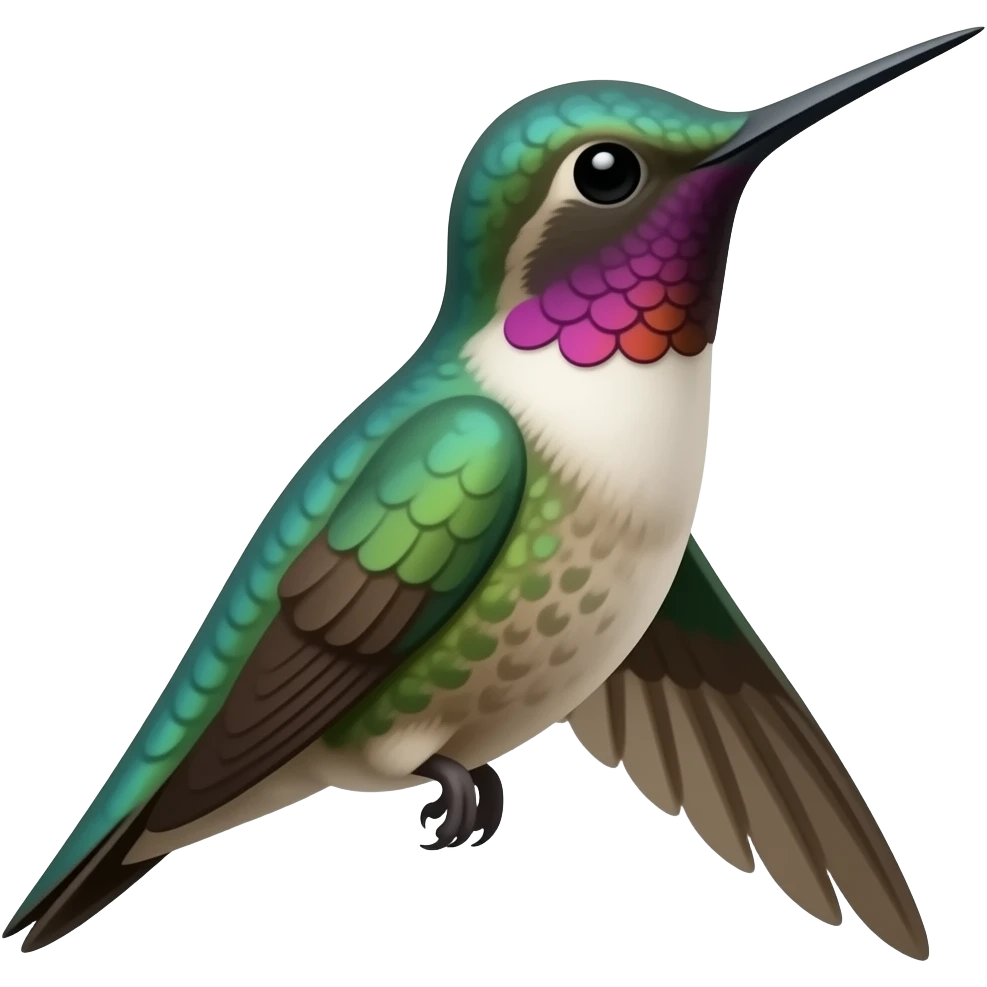 hummingbird emoji