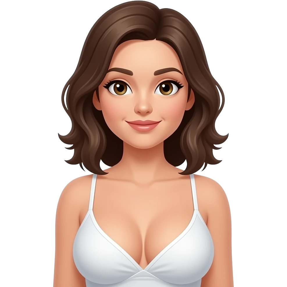 big boob girl emoji