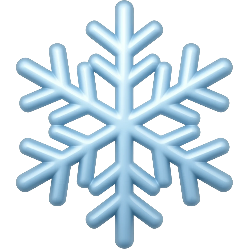 Snow emoji