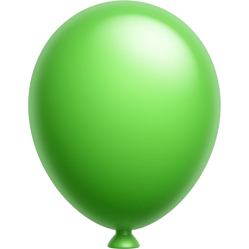 green balloon emoji