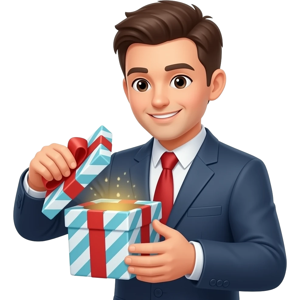 GIFT OPENED emoji