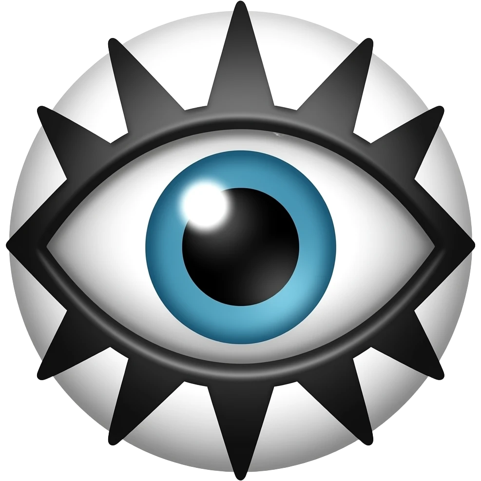 🧿Evil Eye black colour emoji