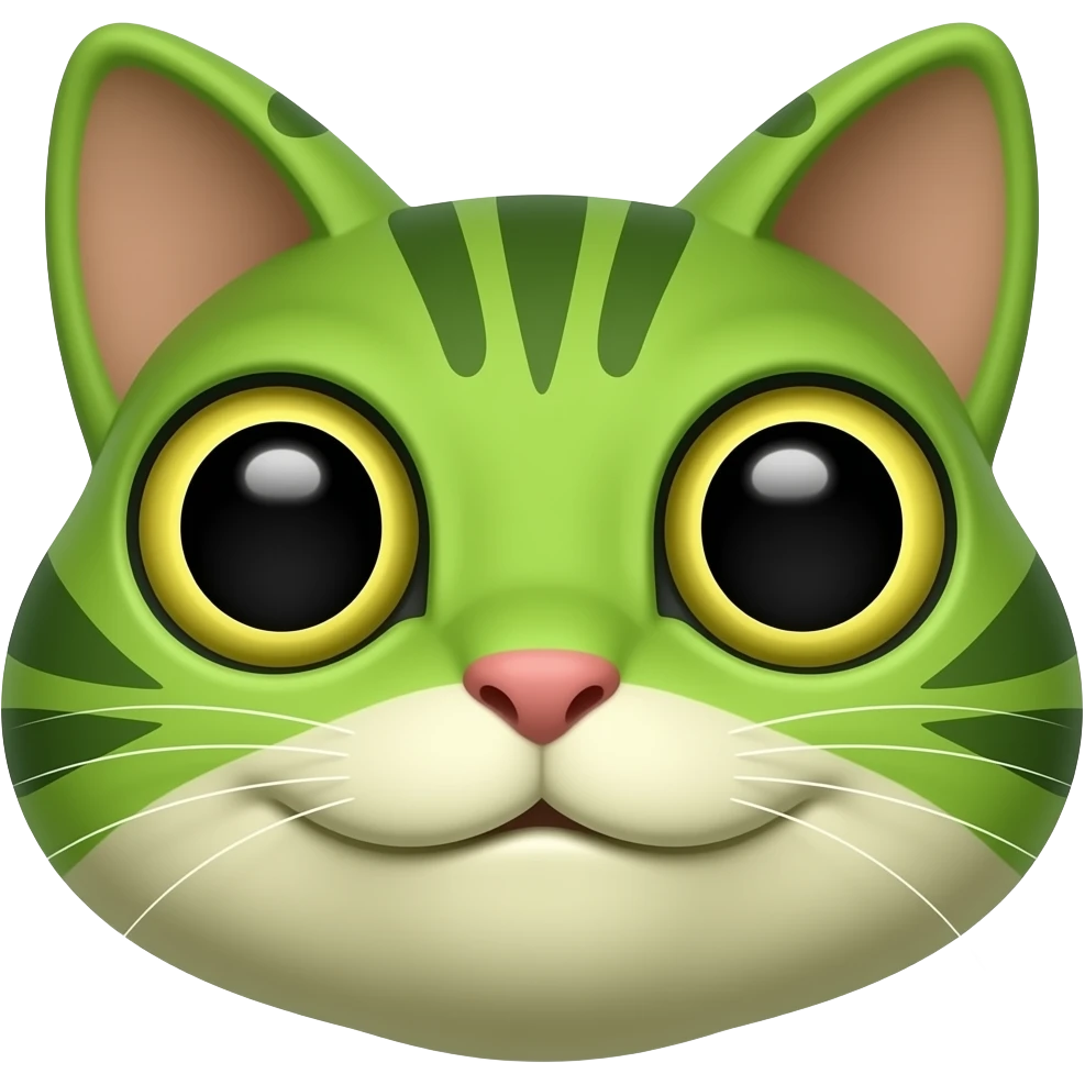 Frog cat face🐸🐱 emoji