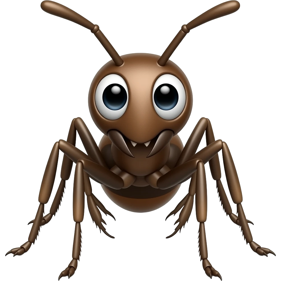 ANT facing forward emoji