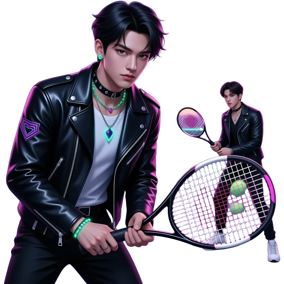 KPOP VAMPIRE HUNTERS TENNIS emoji