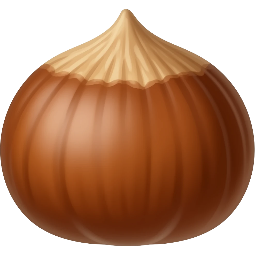 Каштан emoji