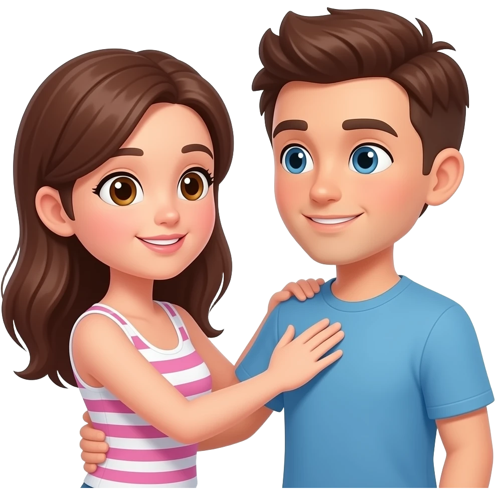 girl fucking with boy emoji