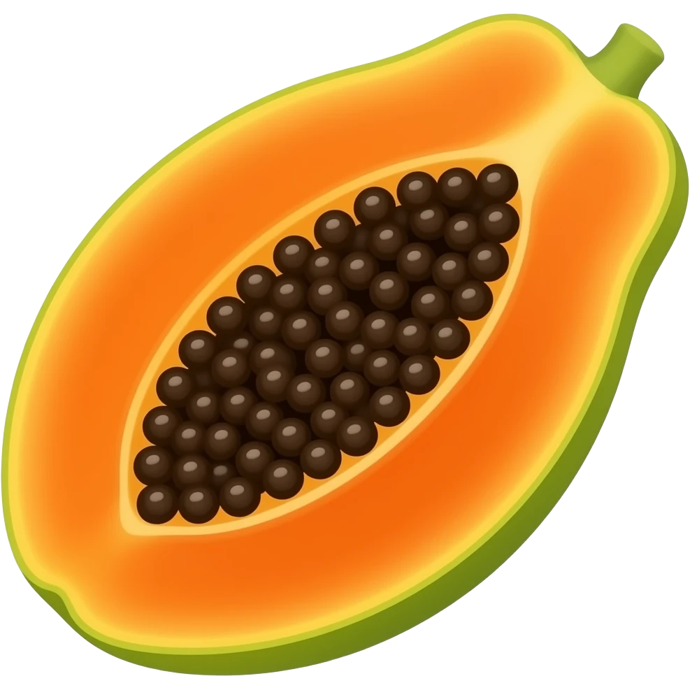 papaya emoji