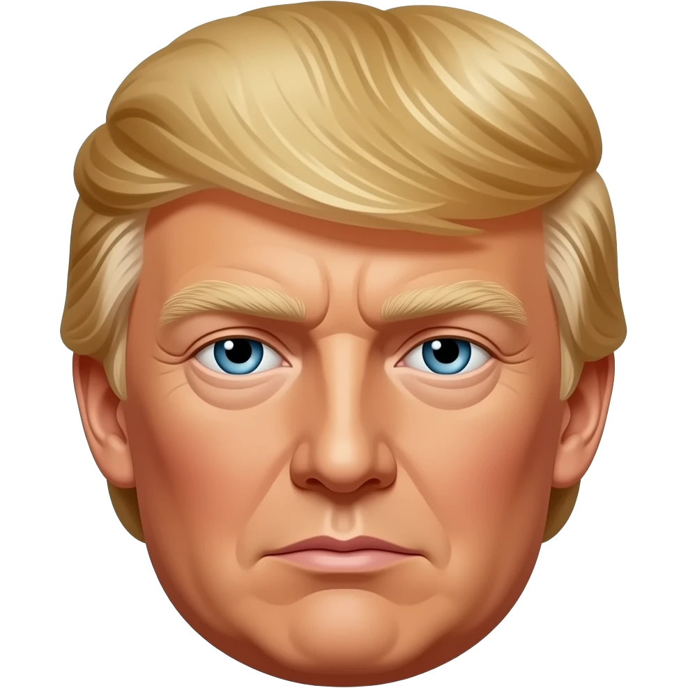 Trump face emoji