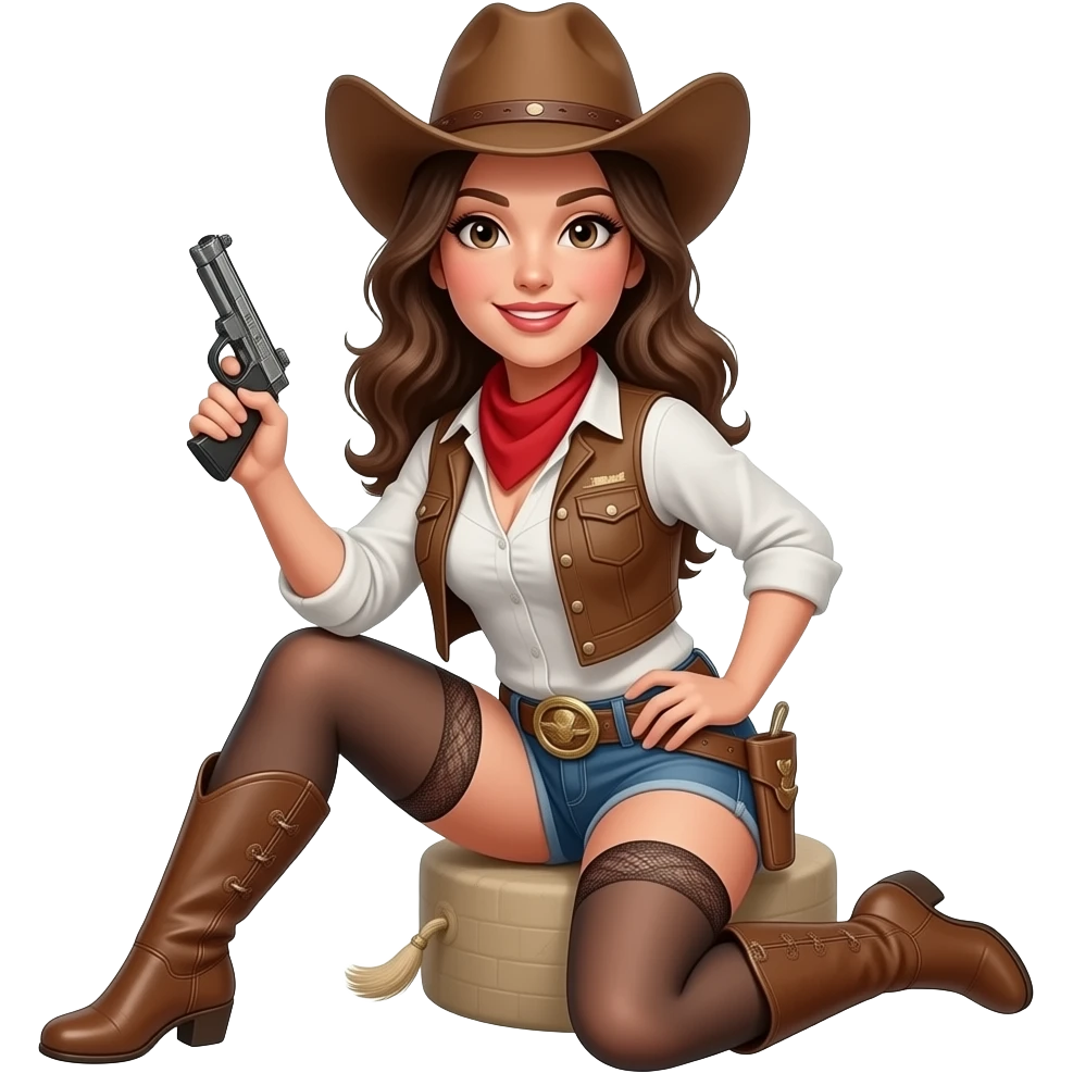 Cowgirl sex position emoji