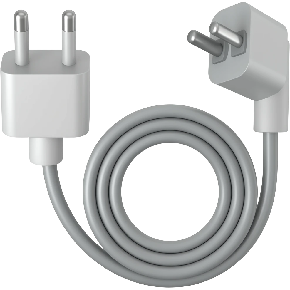charger plug and cable emoji