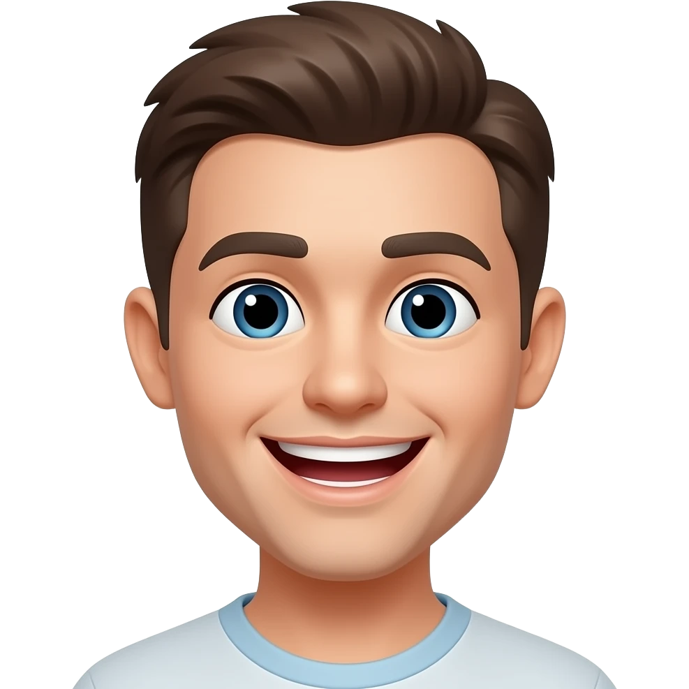 Happiest face emoji