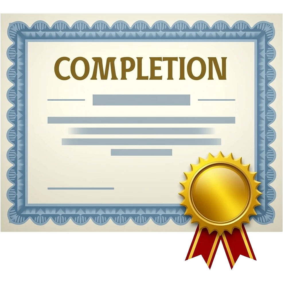 Certification emoji