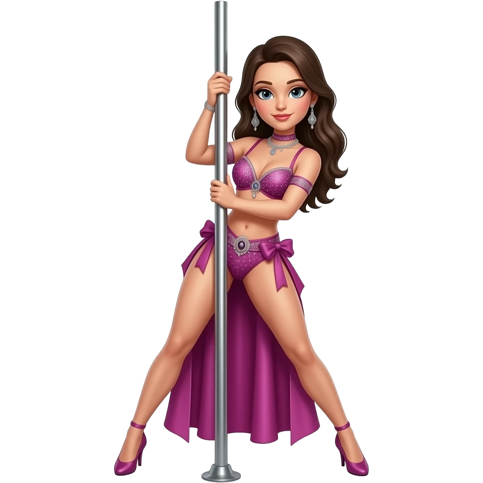 Pole dancing emoji