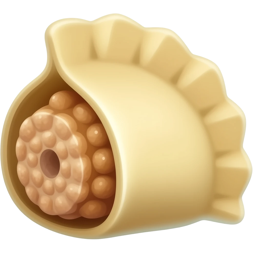 Normal gyoza emoji
