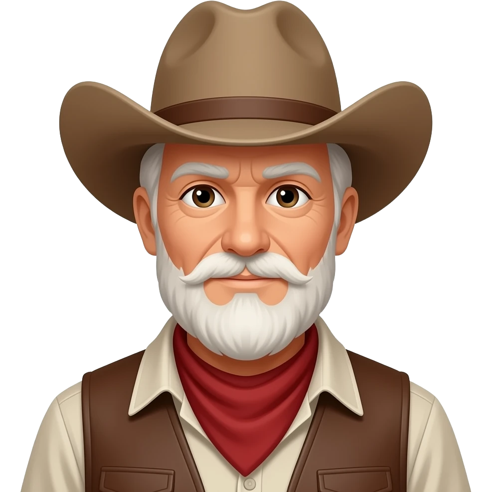 old cowboy emoji