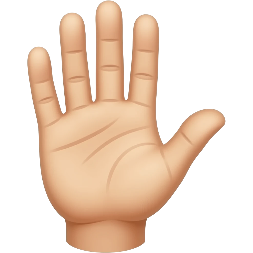 Hand emoji