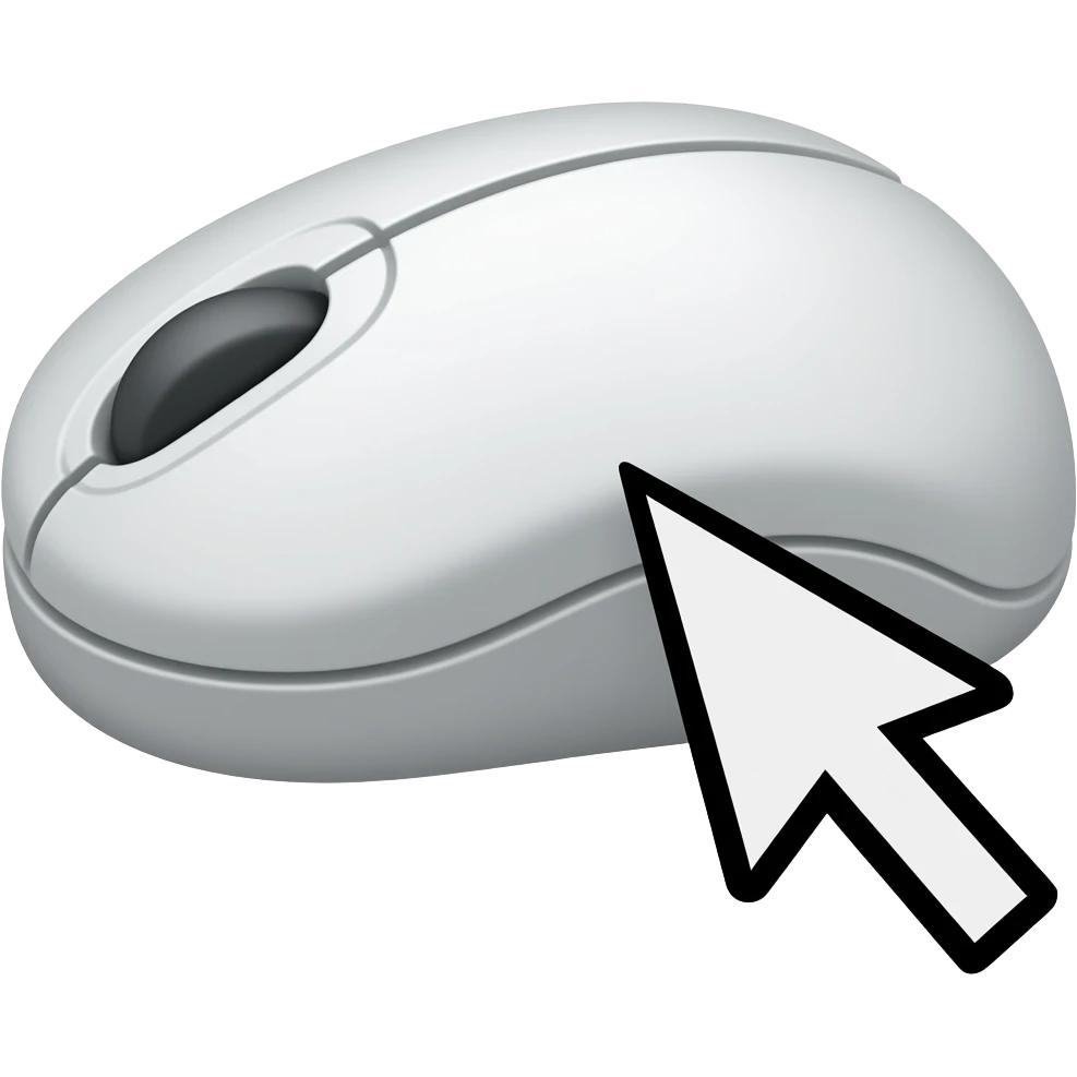 mouse cursor click emoji