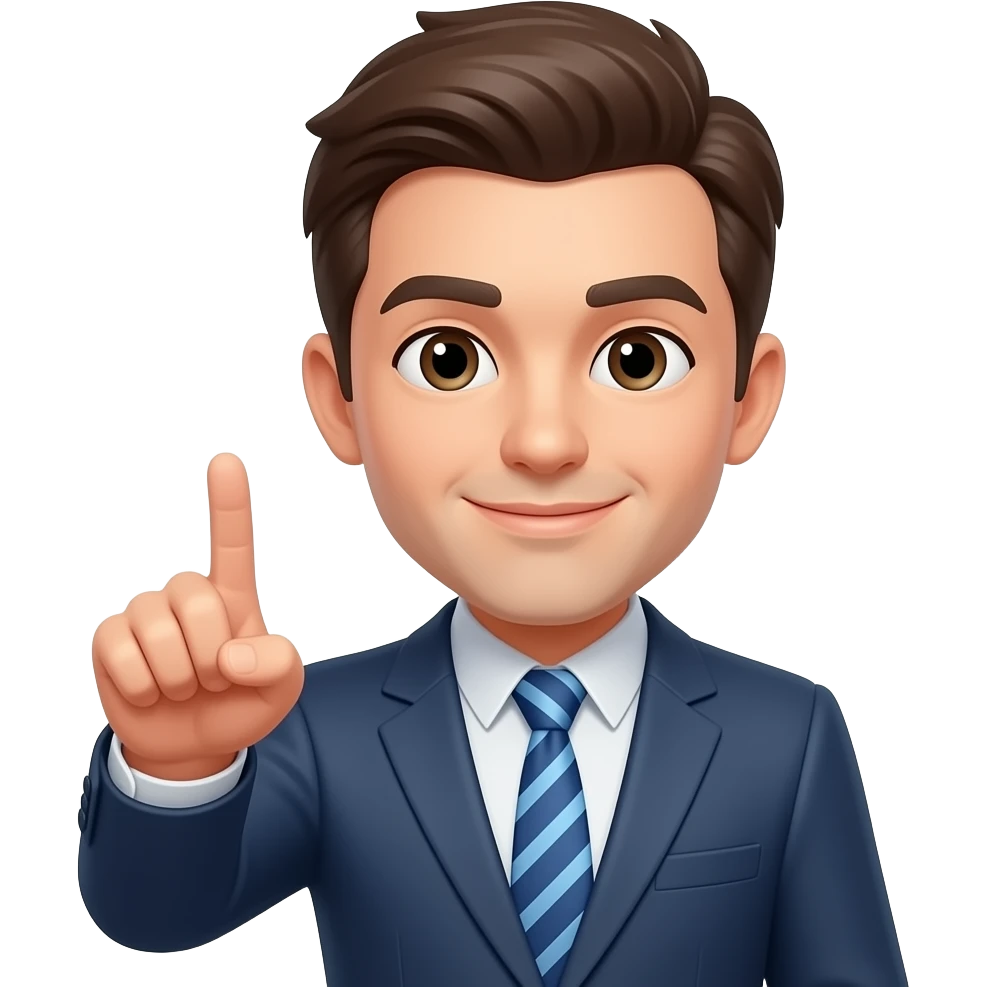 사람이 손가락으로 가리키는 포즈 emoji