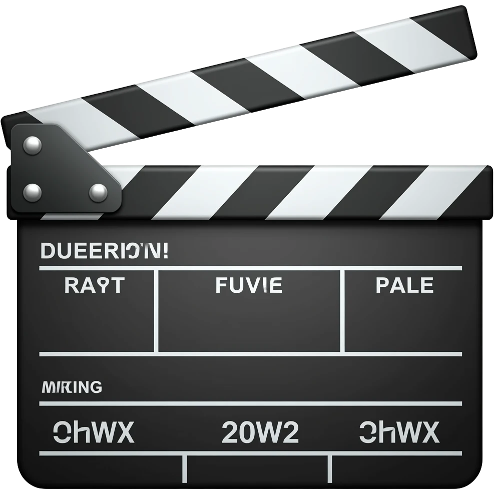 Clapper Board emoji