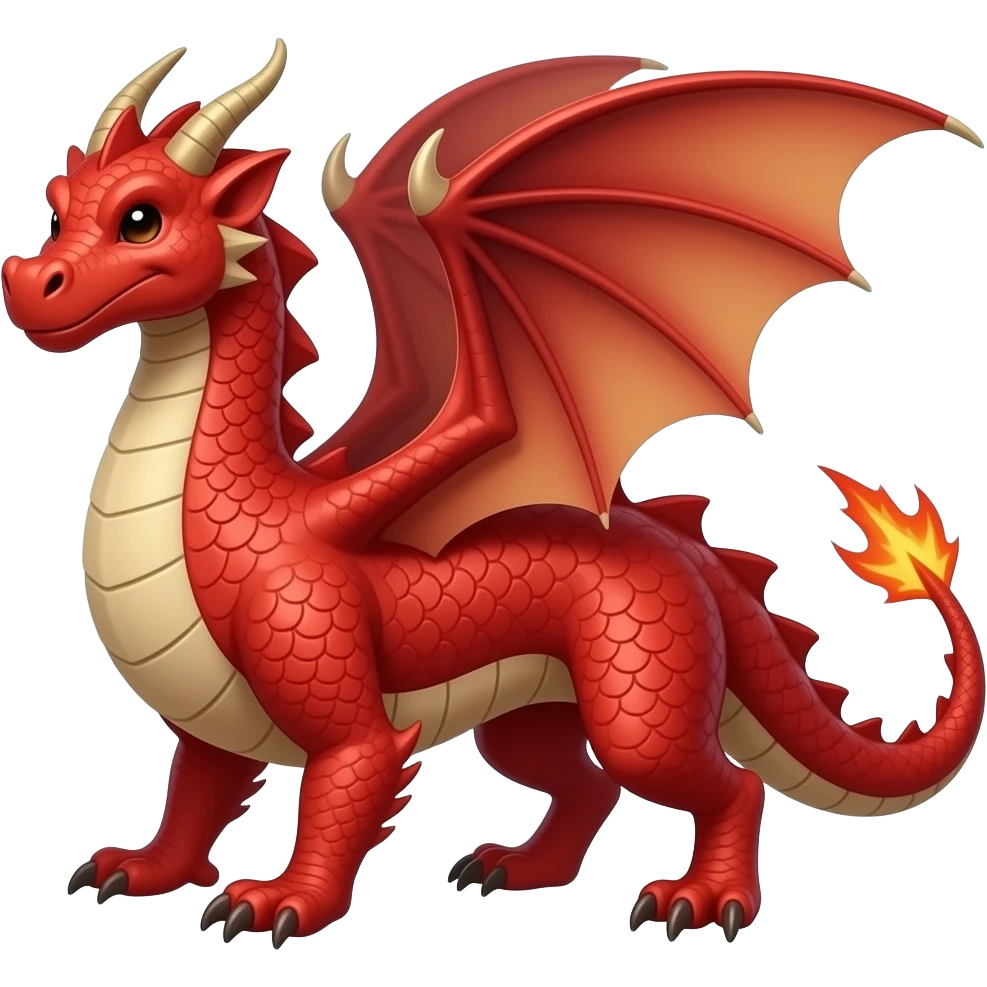 Red dragon emoji