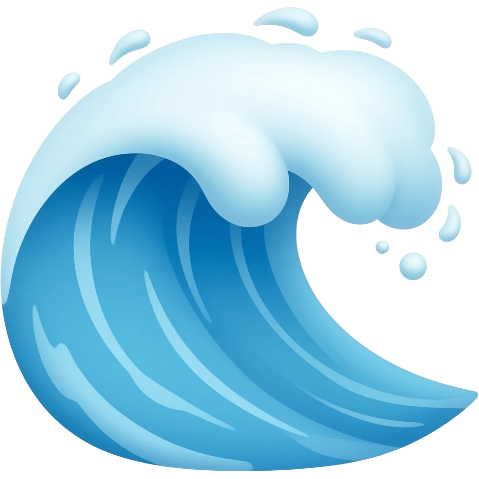 wave emoji