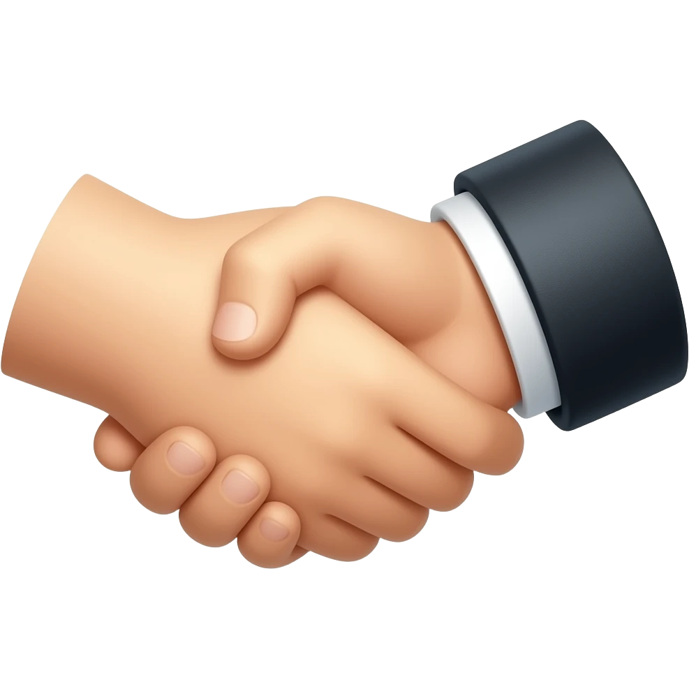 hand shake emoji