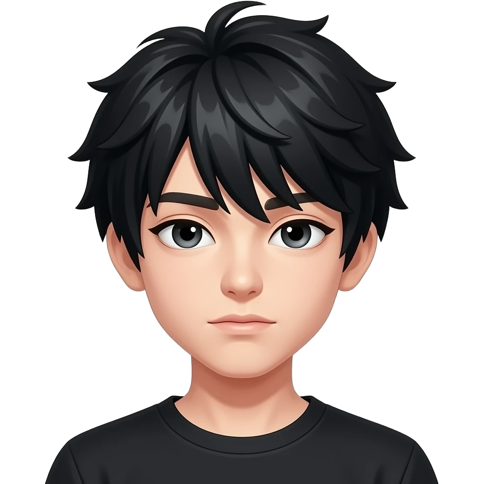 Emo scene guy emoji